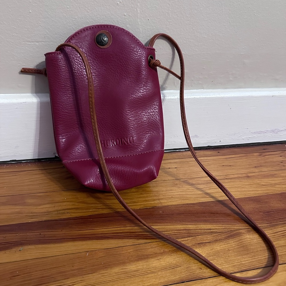 Heroing Red Shoulder Bucket Bag